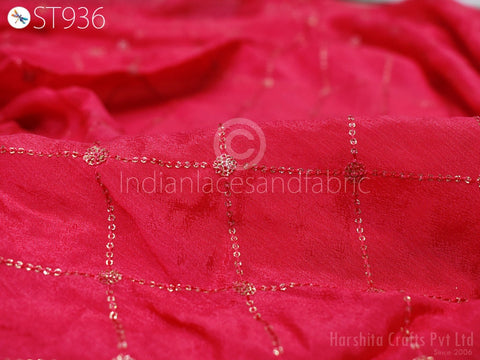 Dupatta with Sequin Embellishments, Dupattas with Sequence work all over the Duppatta, Chiffon Dupatta