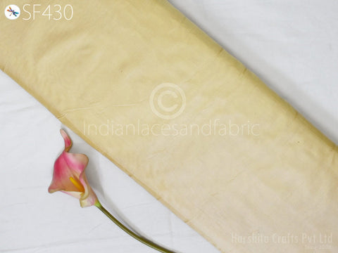 Indian Tan Brown Soft Pure Plain Silk Fabric by the yard, Clutches Pure Silk Fabric, Doll Dress Making Silk, Crafting Silk Fabric, Party Wear Silk