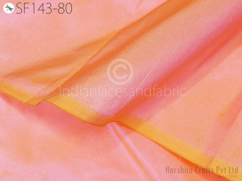 Iridescent Indian Pure Silk Fabric by the yard Soft Silk, Outdoor Dresses Silk Fabric, Pure Silk For Doll, Projects Making Pure Silk