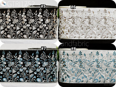 9 Yard Embroidery 13 Cm Trims Dress Indian Laces Sari Border Embroidered Ribbon Decorative Sewing Fabric Craft Saree Dresses Trimmings