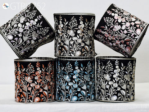 9 Yard Embroidery 13 Cm Trims Dress Indian Laces Sari Border Embroidered Ribbon Decorative Sewing Fabric Craft Saree Dresses Trimmings