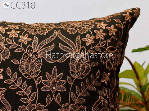 Cambric Cotton Throw Pillow Lumbar Euro Sham 16x16 inch Handmade minimalist Home Decor Square Pillow cover