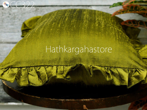 House Warming Bridal Shower Gift Silk Cushion Cover lumbar pillow cover 18x18 pillow cover