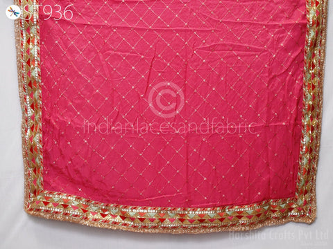 Chiffon Dupatta, Dupattas with Sequence work all over the Duppatta, Beaded & Sequined Lace Dupatta, Ladies Wedding Dupatta