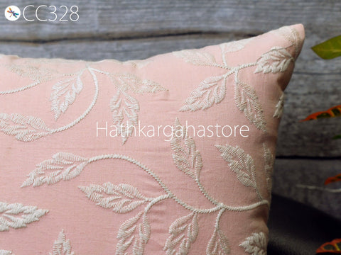 Handmade Luxury Home Decor House Warming Gift Embroidery Cushion Cover Embroidered Square Cushion Cover
