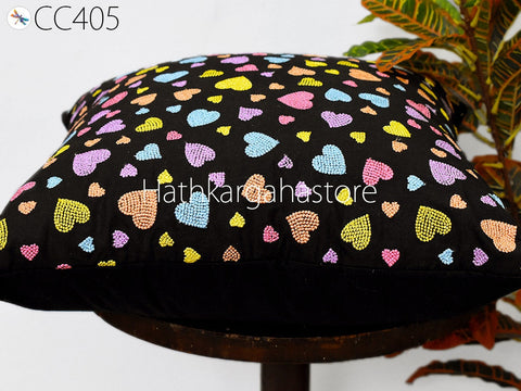 Cotton Embroidery Cushion Cover Throw Lumbar Embroidered Decorative Home Decor Cushion Cover