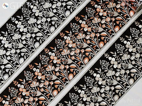 9 Yard Embroidery 13 Cm Trims Dress Indian Laces Sari Border Embroidered Ribbon Decorative Sewing Fabric Craft Saree Dresses Trimmings