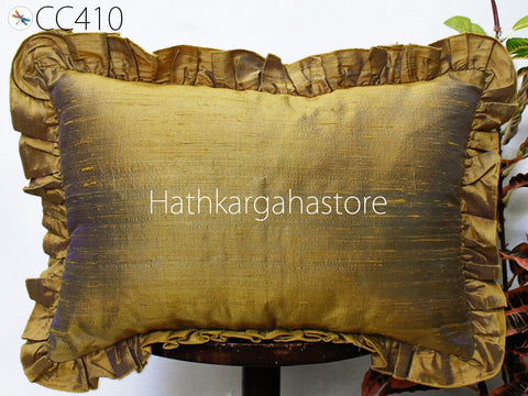 Pure Silk cushion raw silk pillow silk pillow cover entryway pillow cushion covers
