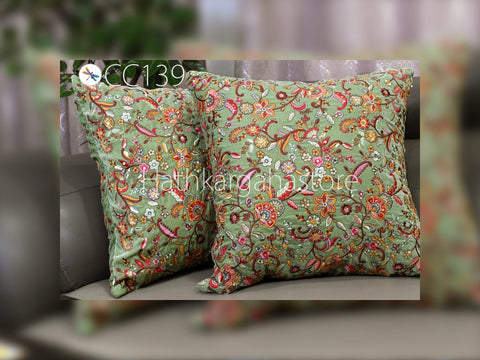 Velvet Cushion Cover Handmade Embroidered Throw Pillow Customize Decorative Home Decor Pillowcases