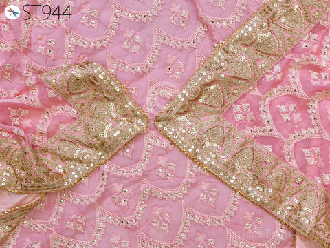 Embroidery Work Dupatta, Bridal dupatta for women with embroidery, Party wear lehenga dupatta