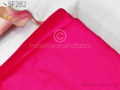 Silk Fabric by the yard Indian Magenta Soft Pure Plain Silk, Iridescent pure silk fabric, cushion cover silk fabric, mulberry silk fabric