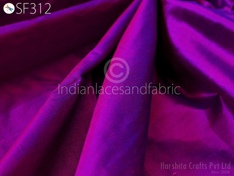 Iridescent Indian Pure Silk Fabric by the yard Mulberry Silk, Home Furnishing Fabric, Project Making Silk, Soft Silk For Dresses