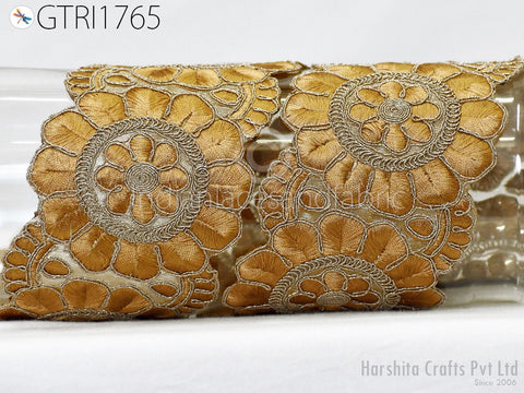 9 Yard Indian Embroidered Trim Embellishment Sari Border Embroidery Saree Ribbon Crafting Home Décor Sewing Clothing Costumes Trimmings