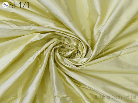 Cornsilk White Soft Pure Plain Silk Fabric by the yard Indian Wedding Dress Bridesmaids Costumes Party Dress Pillows Cushions Drapery