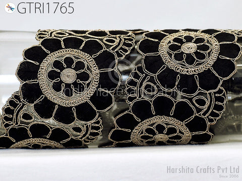 9 Yard Indian Embroidered Trim Embellishment Sari Border Embroidery Saree Ribbon Crafting Home Décor Sewing Clothing Costumes Trimmings