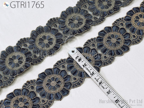 9 Yard Indian Embroidered Trim Embellishment Sari Border Embroidery Saree Ribbon Crafting Home Décor Sewing Clothing Costumes Trimmings