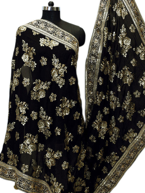 Women Stole, Gift for her, Christmas gift, Ethnic Stole, Georgette Dupatta, Scarves and Wraps, Indian Dupatta, Ethnic Wrap, Designer Wrap, Designer Stoles