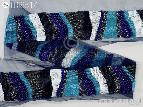 Decorative trimming, Beaded Lace, Exclusive trimming, Décor Suit Border, Wedding Costume Trim, Festive Wear Trimming