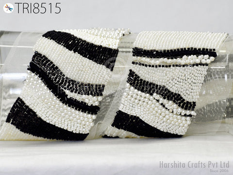 Decorative trimming, net fabric trim, Beaded Lace, Exclusive trimming, Décor Suit Border, Wedding Costume Trim