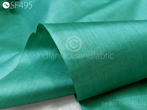 Persian Green silk, Women Dress Fabric, sewing crafting, Designers silk, Bridesmaid silk, Tussar Fabric, Wedding Wear Gown Fabric
