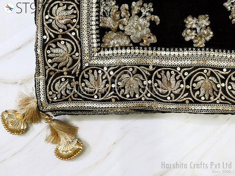 Bridesmaid Christmas Birthday, Ethnic Wrap, Bridesmaid Stoles, Stunning Brocade Stoles, Party Wear Dupatta For Girls