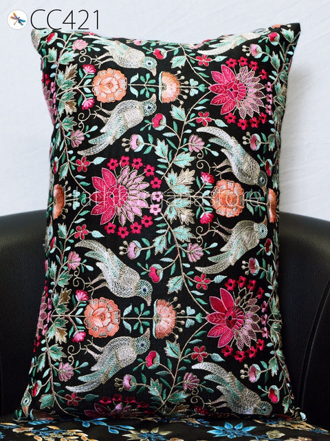 Embroidered Cushion Cover Handmade Embroidery Throw Pillow Decorative Home Decor Pillow Cover Luxury Home Decor