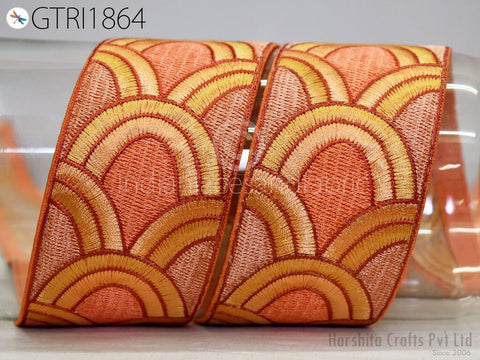 9 Yard Indian Ribbon Trim Decor Sari Border DIY Crafting Sewing Fabric Embroidered Decorative Costumes Cushion Curtain Home Decor Trimming