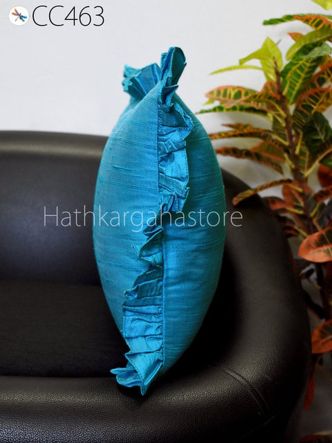 Handmade Pure Silk Throw Pillow Cover Decorative Home Decor House Warming Bridal Shower Wedding Gift cushion cover