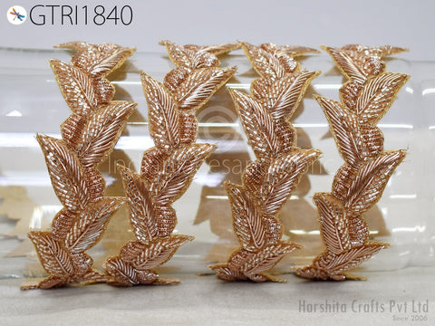 Handmade Zari Lace, Stone Work Lace, Beaded Trim, Exclusive Designing Border,  Exclusive Lace