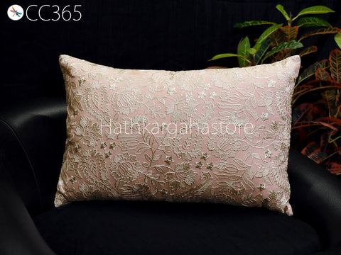 Dupioni Pure Silk Throw Pillow  Cushion Cover Lumbar Euro Sham 12X26 Handmade Luxury Home Decor Pillowcase House Warming Gift