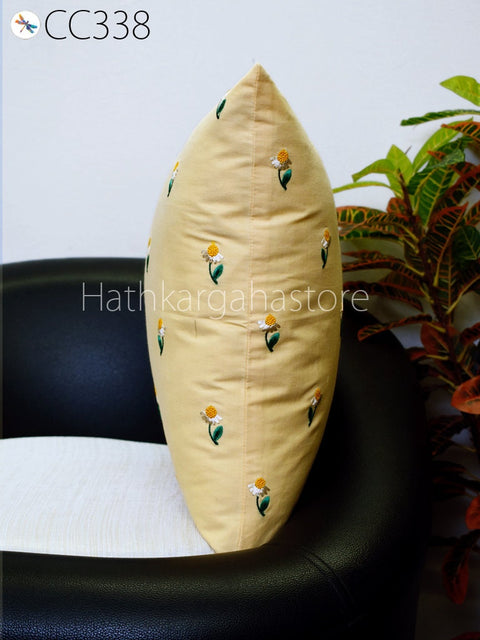 Dupioni Pure Silk Throw Pillow Lumbar Euro Sham 12X26 Handmade Luxury Home Decor Square Pillow cover