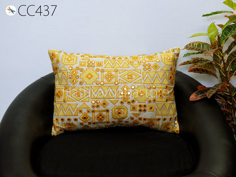 Rectangle Throw Pillow Lumbar Euro Sham 12X 26 Embroidered Cushion Cover Decorative Pillowcase House Warming Bridal Shower Gifts 26x26