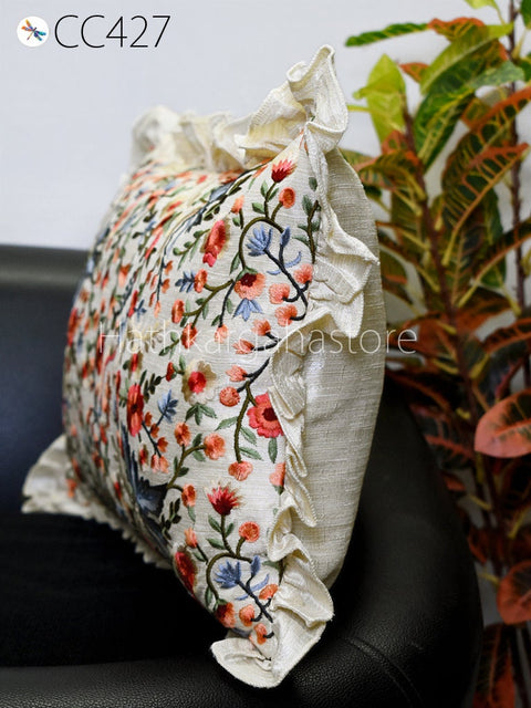 Dupioni Pure Silk Throw Pillow Lumbar Euro Sham 12X26 Handmade Luxury Home Decor Square Pillow cover