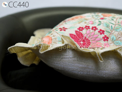 Embroidered Cushion Cover Handmade Embroidery Throw Pillow Decorative Home Decor Pillow Cover