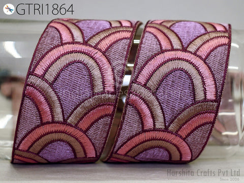 9 Yard Indian Ribbon Trim Decor Sari Border DIY Crafting Sewing Fabric Embroidered Decorative Costumes Cushion Curtain Home Decor Trimming