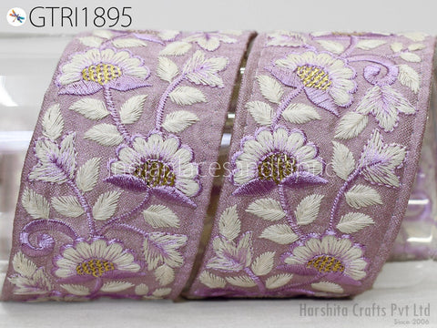 9 Yard Woman’s Dress Material 55 mm tape Embroidery Dress Lace Indian Embroidered Summer Kids Costumes Home Decor Curtain Sewing Craft Lace