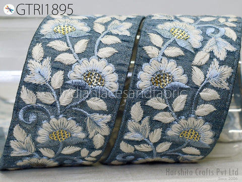 9 Yard Woman’s Dress Material 55 mm tape Embroidery Dress Lace Indian Embroidered Summer Kids Costumes Home Decor Curtain Sewing Craft Lace