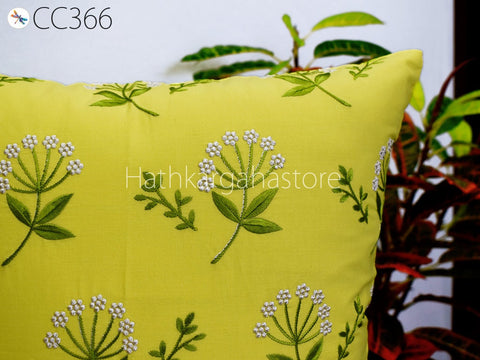 Embroidered Cushion Cover Handmade Embroidery Throw Pillow Decorative Home Decor Pillow Cover