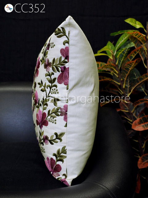Embroidered Cushion Cover Handmade Embroidery Throw Pillow Decorative Home Decor Pillowcase
