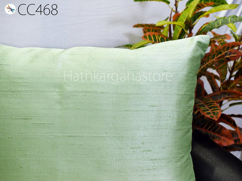 Dupioni Pure Silk Cushion Cover Handmade Throw Pillow sofa cushion cover Lumbar pillow covers 20x20 pillow cover