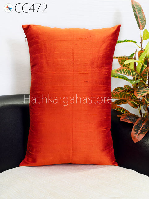 Dupioni Pure Silk Cushion Cover Handmade Throw Pillow Decorative Home Decor Silk Pillowcase Silk Cushion Cover