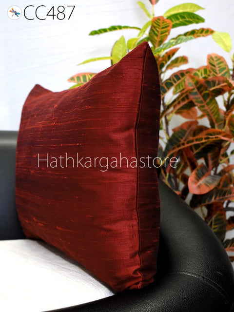 Handmade Pure Silk Throw Pillow Cover Decorative Home Decor House Warming Bridal Shower Wedding Gift cushion cover