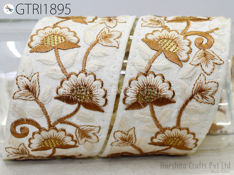 9 Yard Woman’s Dress Material 55 mm tape Embroidery Dress Lace Indian Embroidered Summer Kids Costumes Home Decor Curtain Sewing Craft Lace