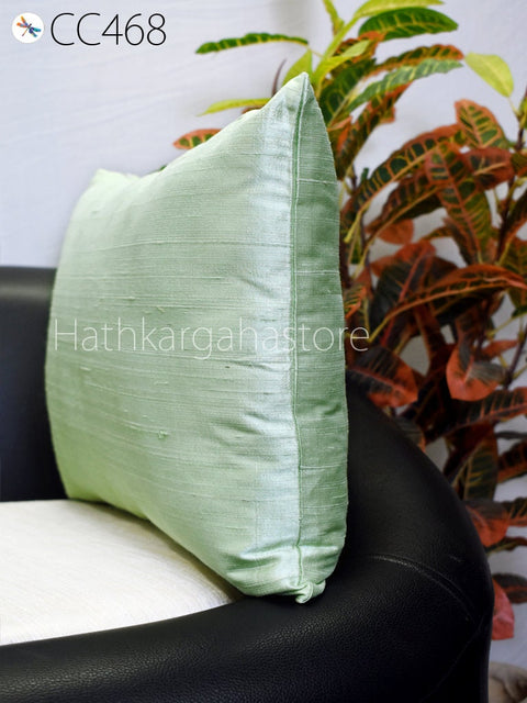 Dupioni Silk Cushion Cover Handmade Throw Pillow Decorative Home Decor Pure Silk Pillowcase