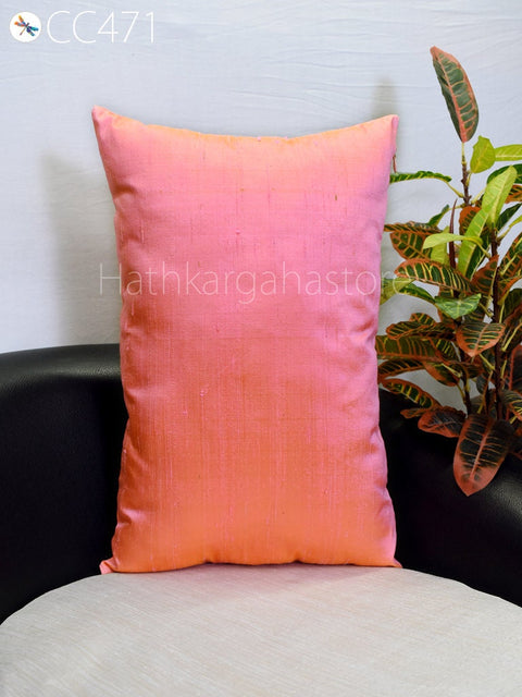 Dupioni Pure Silk Cushion Cover Handmade Throw Pillow Decorative Home Decor Silk Pillowcase Silk Cushion Cover