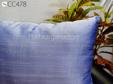 Dupioni Pure Silk Cushion Cover Handmade Throw Pillow sofa cushion cover Lumbar pillow covers 20x20 pillow cover