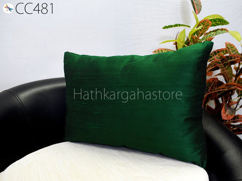 Dupioni Pure Silk Cushion Cover Handmade Throw Pillow Decorative Home Decor Silk Pillowcase Silk Cushion Cover