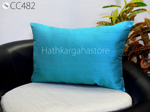 Made of High Quality Pure Silk Dupioni Fabric. Hathkargaha Store Pure Silk Cushion Cover has a Concealed zipper closure on the side