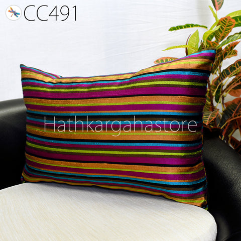 House Warming Bridal Shower Gift Silk Cushion Cover lumbar pillow cover 18x18 pillow cover