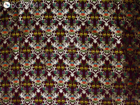 Brocade For Lehengas, Dresses Fabric For Mats, Bed Cover Fabric, Sold By The Yard Fabric, Sofa Cover Brocade, Fabric For Tie Backs Fabric